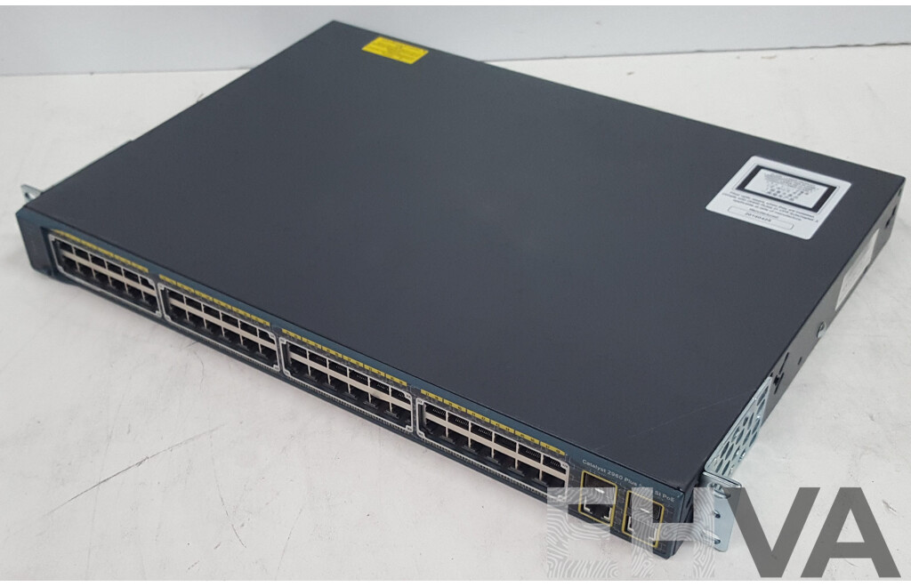 Cisco (WS-C2960+48PST-S) Catalyst 2960 Plus Series SI PoE 48-Port PoE Switch