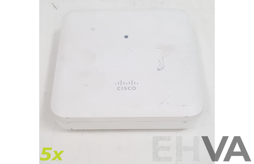 Cisco (AIR-AP1852I-Z-K9) Aironet 1852 Series 802.11ac Dual Band Access Point - Lot of Five