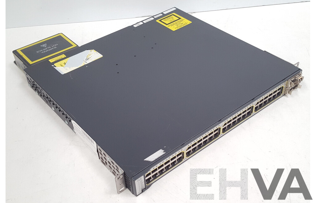 Cisco (WS-C3750E-48PD-SF) Catalyst 3750-E Series PoE-48 48-Port Gigabit Ethernet Switch