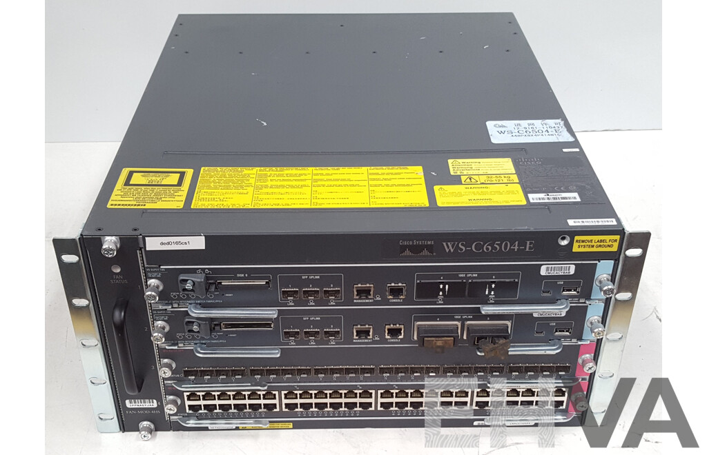 Cisco (WS-C6504-E) Catalyst 6500 Series Network Chassis