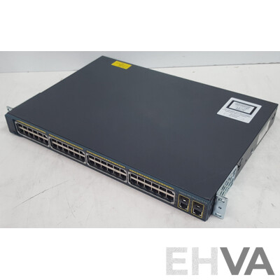 Cisco (WS-C2960+48PST-S) Catalyst 2960 Plus Series SI PoE 48-Port PoE Switch