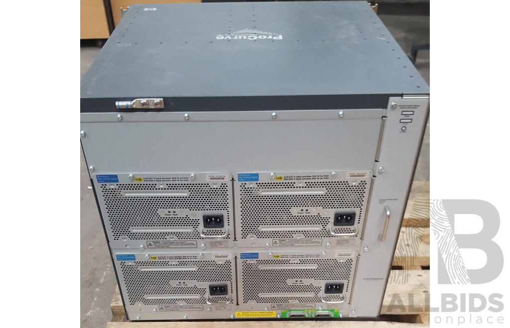 HP (J9091A) E8212 zl Switch Chassis with Modules