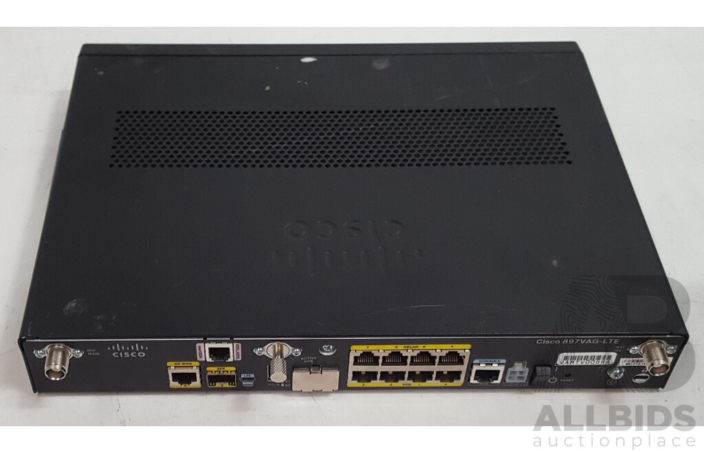 Cisco (C897VAG-LTE-GA-K9) 800 Series Router