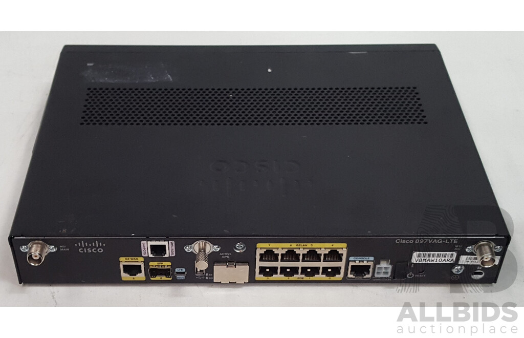 Cisco (C897VAG-LTE-LA-K9) 800 Series Router