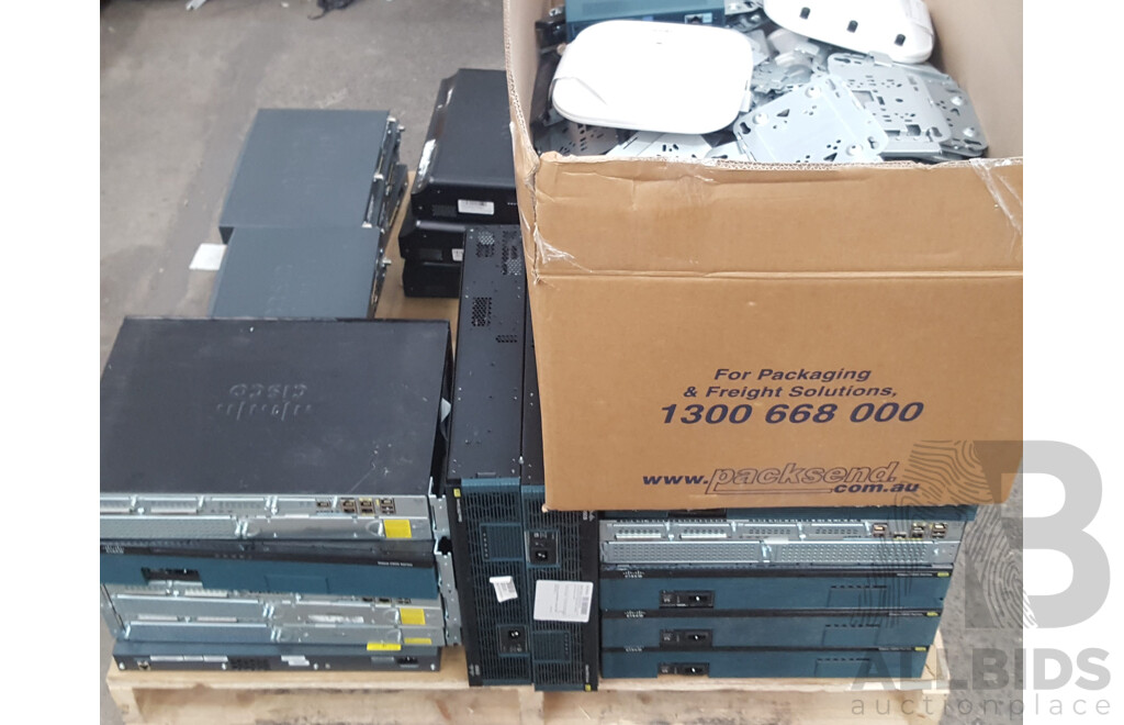 Bulk Lot of Assorted Cisco Networking Equipment