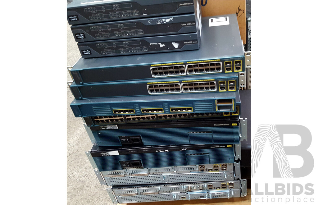 Bulk Lot of Assorted Cisco Networking Equipment