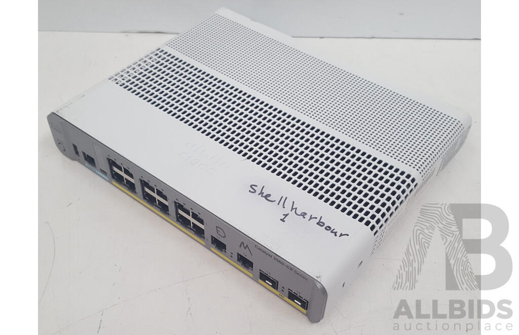 Cisco (WS-C3560CX-12TC-S) Catalyst 3560-CX Series 12-Port Gigabit Ethernet Compact Switch