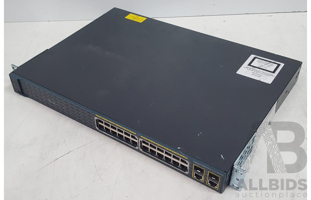 Cisco (WS-C2960+24PC-S) Catalyst 2960 Plus Series SI PoE 24-Port PoE Switch