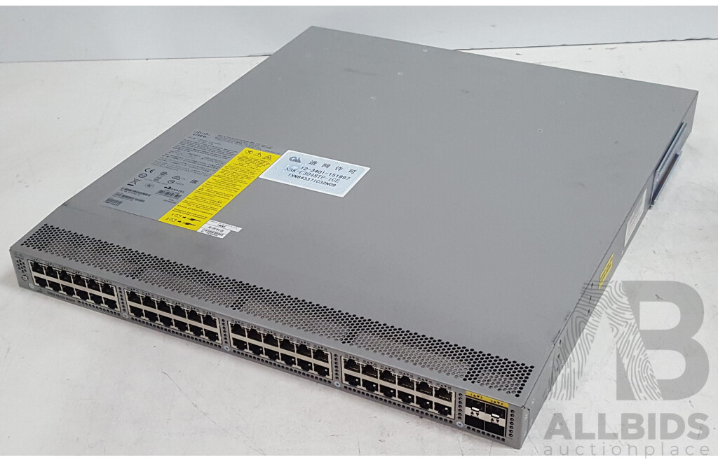 Cisco (N3K-C3048TP-1GE) Nexus 3048TP 48-Port Gigabit Switch