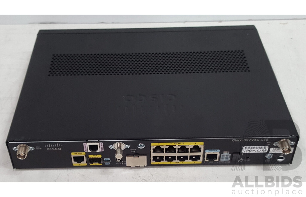 Cisco (C897VAG-LTE-LA-K9) 800 Series Router