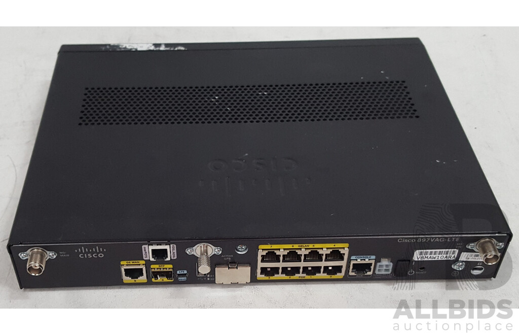 Cisco (C897VAG-LTE-LA-K9) 800 Series Router