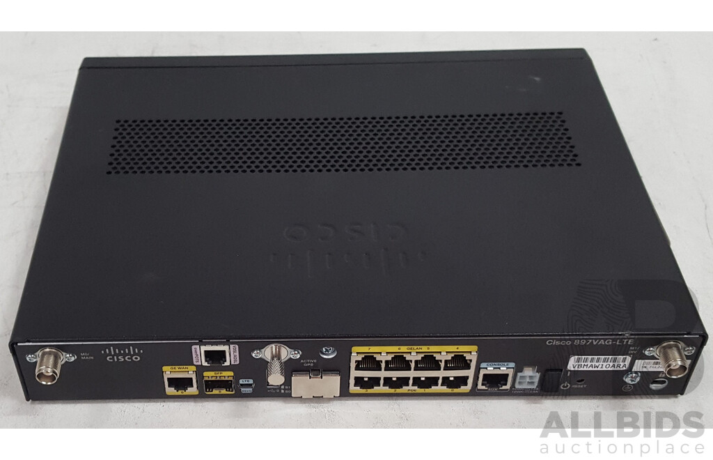 Cisco (C897VAG-LTE-LA-K9) 800 Series Router