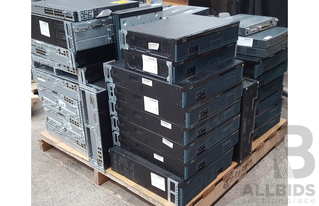 Bulk Lot of Assorted Cisco Networking Equipment