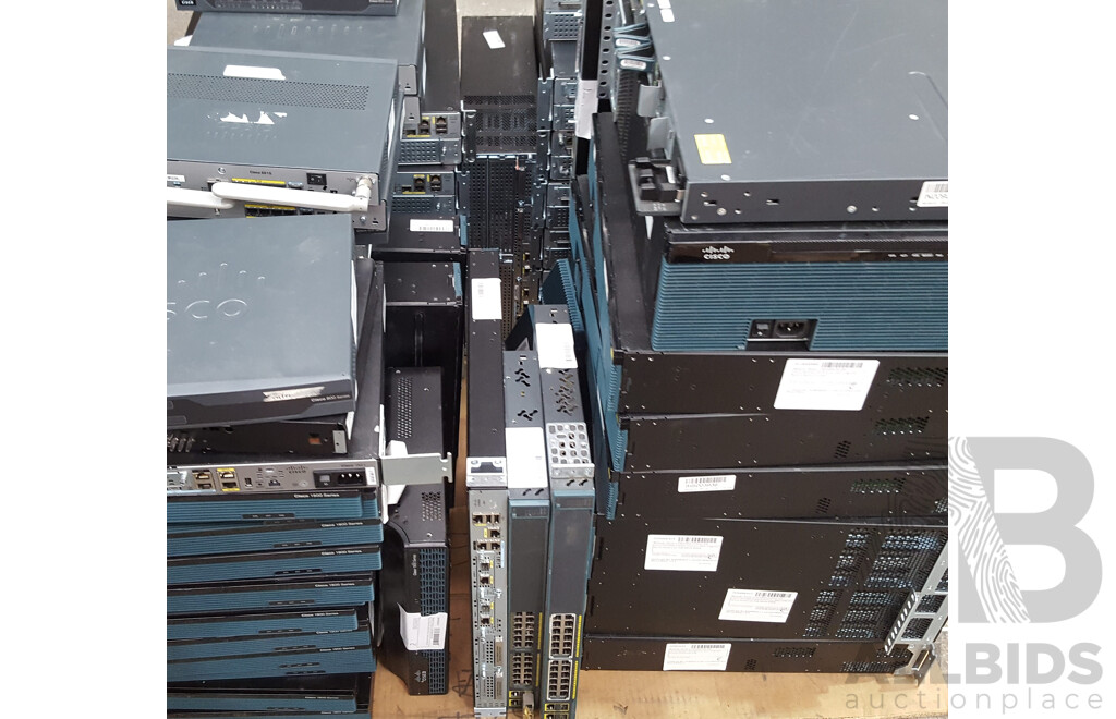 Bulk Lot of Assorted Cisco Networking Equipment