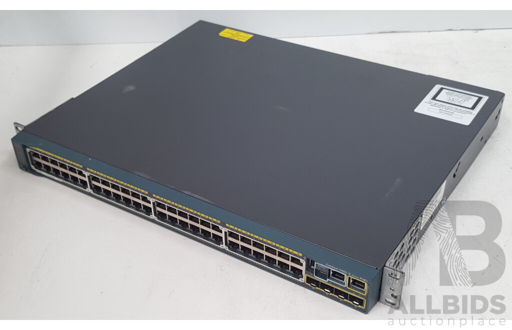 Cisco (WS-C2960S-48FPS-L) Catalyst 2960-S Series PoE+ 48-Port Gigabit Ethernet Switch