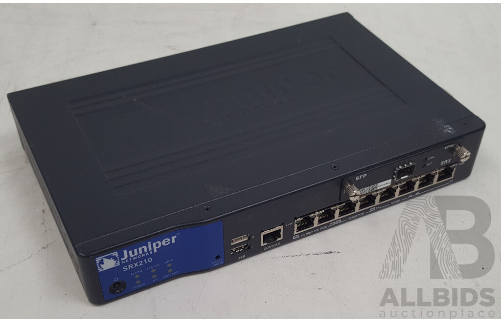 Juniper Networks (SRX210HE-POE) SRX210 Services Gateway