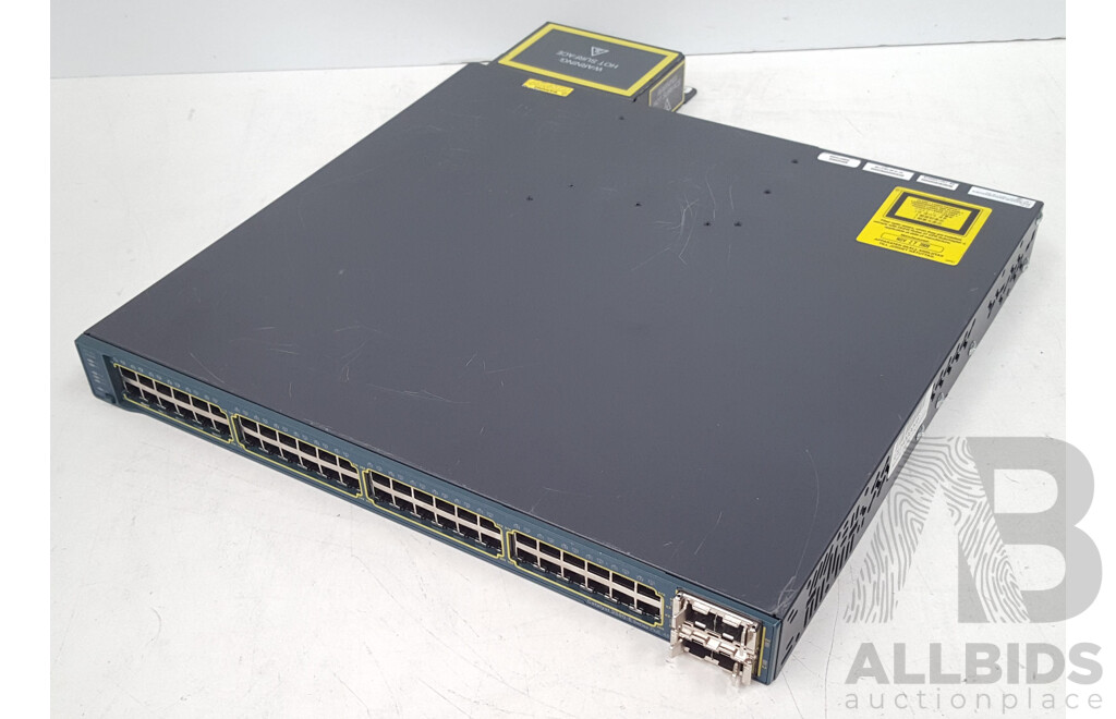 Cisco (WS-C3560E-48PD-SF) Catalyst 3560-E Series PoE-48 48-Port Gigabit Switch