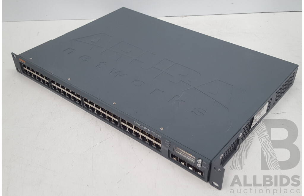 Aruba Networks (S2500-48P) S2500-48P-4x10G PoE 48-Port Mobility Access Switch