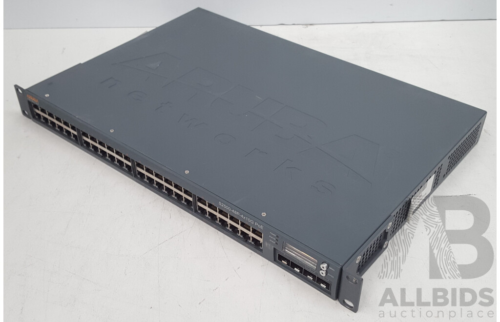 Aruba Networks (S2500-48P) S2500-48P-4x10G PoE 48-Port Mobility Access Switch