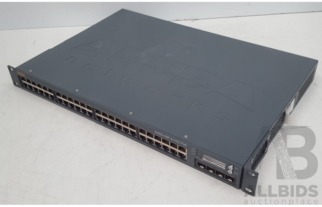 Aruba Networks (S2500-48P) S2500-48P-4x10G PoE 48-Port Mobility Access Switch