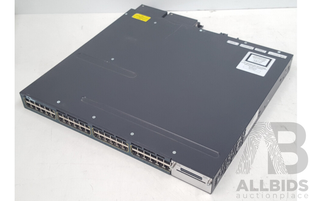 Cisco (WS-C3560X-48PF-S) Catalyst 3560-X Series PoE+ 48-Port Gigabit Ethernet Switch