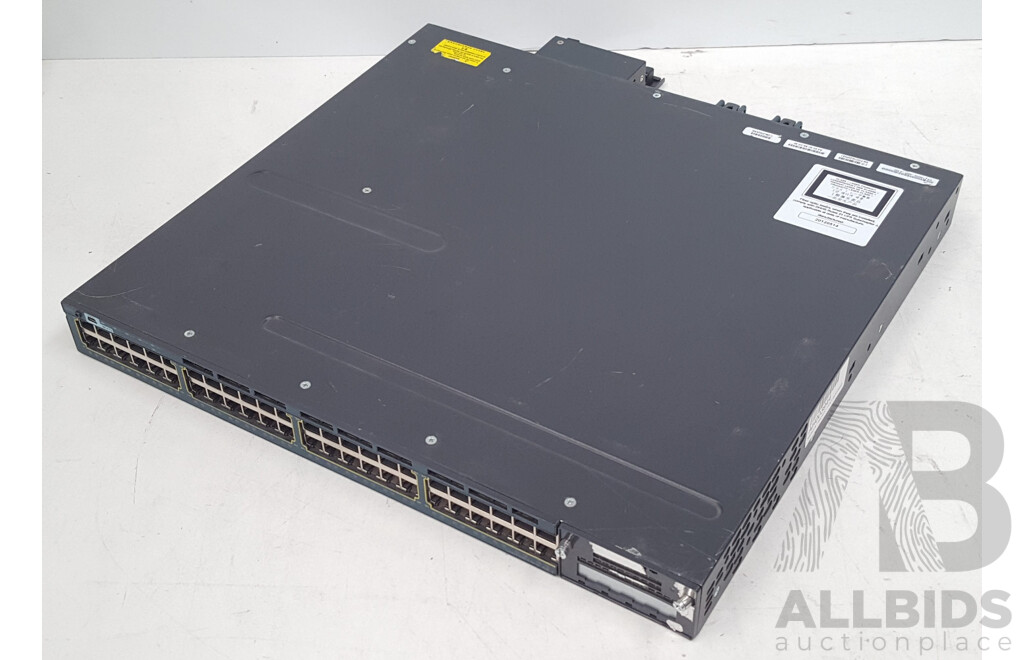 Cisco (WS-C3560X-48PF-S) Catalyst 3560-X Series PoE+ 48-Port Gigabit Ethernet Switch