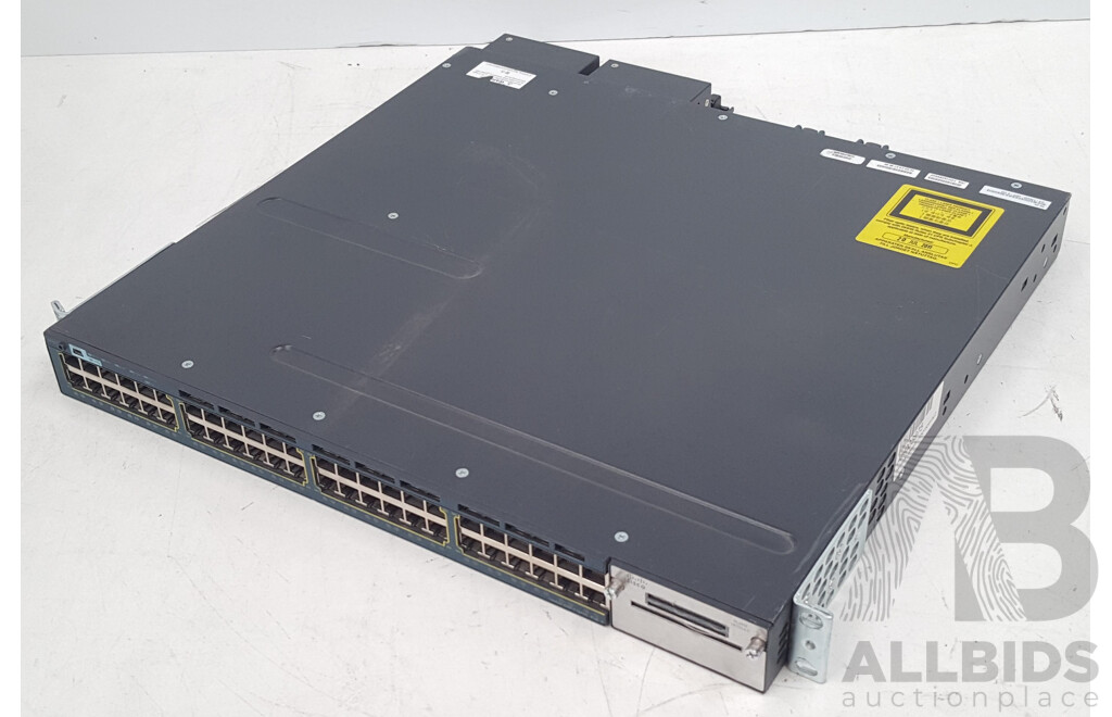 Cisco (WS-C3560X-48PF-S) Catalyst 3560-X Series PoE+ 48-Port Gigabit Ethernet Switch