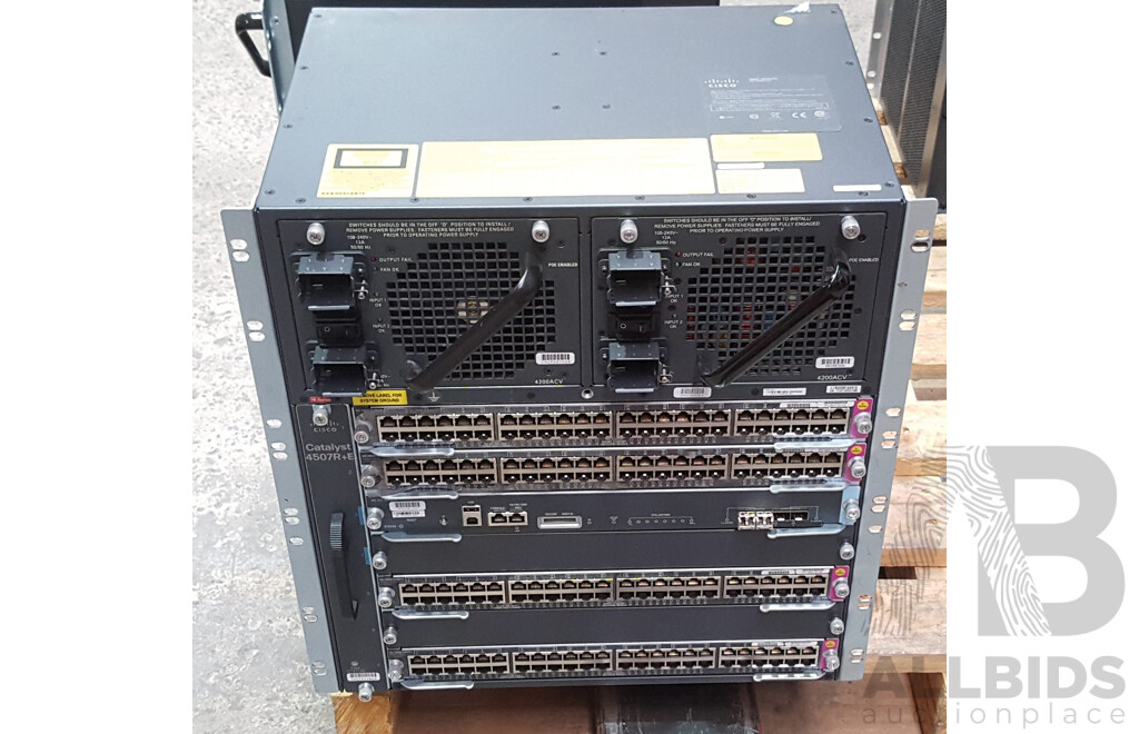 Cisco (WS-C4507R+E) Catalyst 4500+E Series Network Chassis