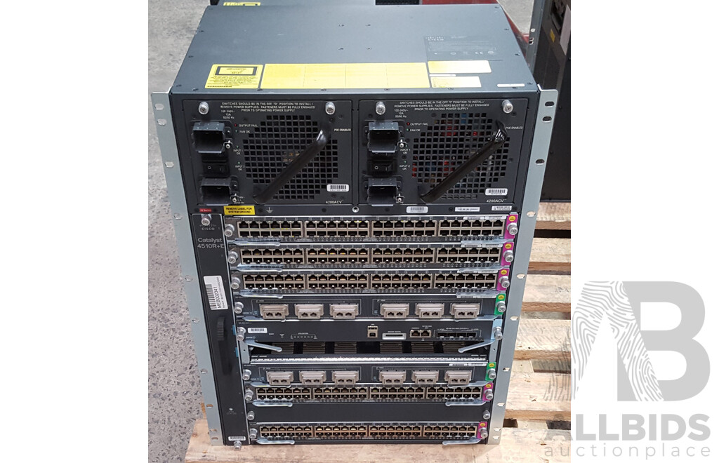 Cisco (WS-C4510R+E) Catalyst 4500+E Series Network Chassis