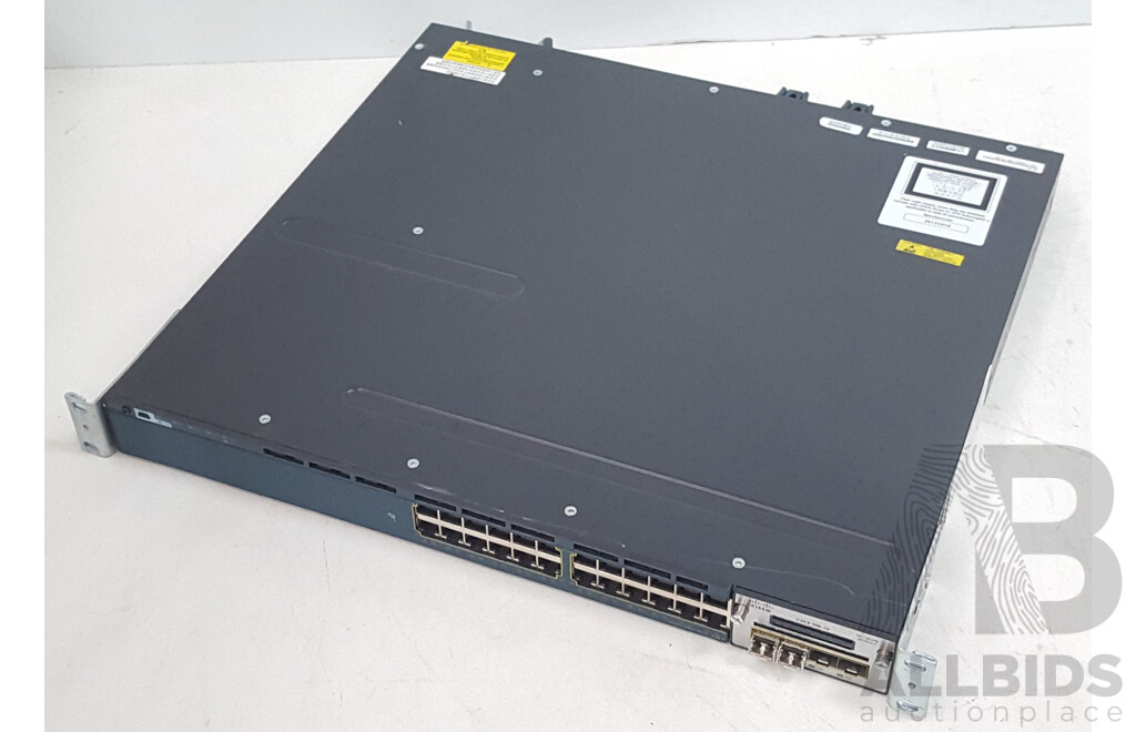 Cisco (WS-C3560X-24P-S) Catalyst 3560-X Series PoE+ 24-Port Gigabit Ethernet Switch