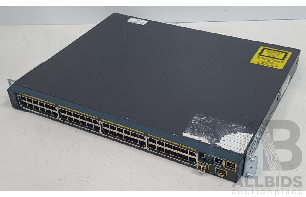 Cisco (WS-C2960S-48LPD-L) Catalyst 2960-S Series PoE+ 10G 48-Port Gigabit Ethernet Switch