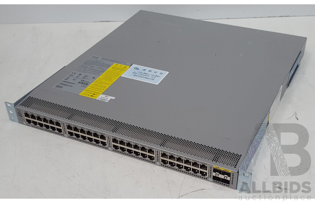 Cisco (N3K-C3048TP-1GE) Nexus 3048TP 48-Port Gigabit Switch