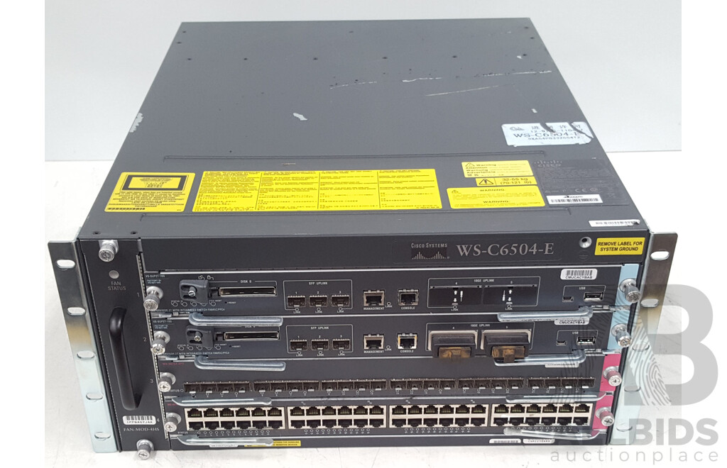 Cisco (WS-C6504-E) Catalyst 6500 Series Network Chassis