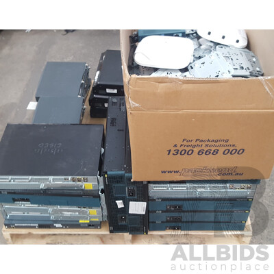 Bulk Lot of Assorted Cisco Networking Equipment