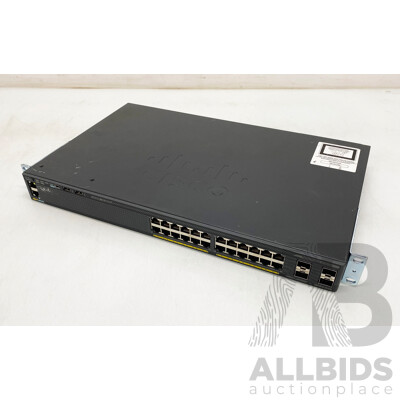 Cisco Catalyst (WS-C2960X-24TS-L) 2960-X Series 24-Port Gigabit Ethernet Switch