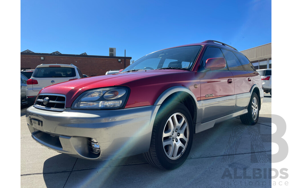 09/2001 Subaru Outback AWD MY01 Lot 1531193 CARBIDS