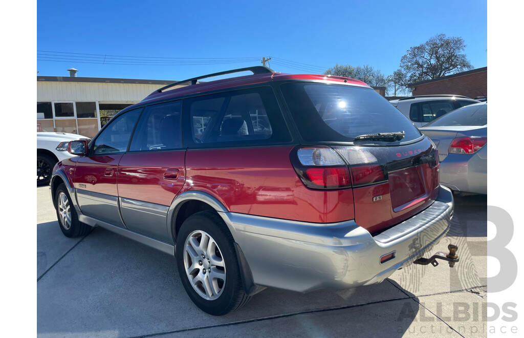 09/2001 Subaru Outback AWD MY01 Lot 1531193 CARBIDS