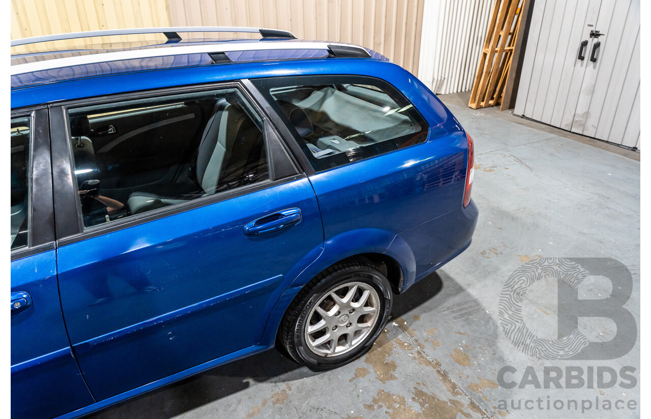 2/2008 Holden Viva JF MY08 Upgrade 4d Wagon Blue 1.8L