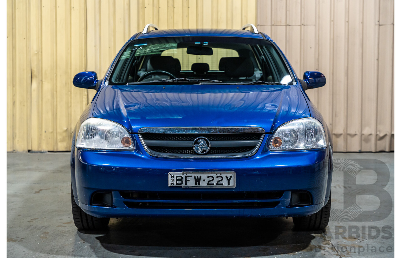 2/2008 Holden Viva JF MY08 Upgrade 4d Wagon Blue 1.8L