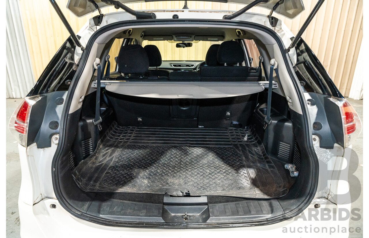 6/2016 Nissan X-Trail ST (fwd) T32 4d Wagon White 2.5L - 7 Seater