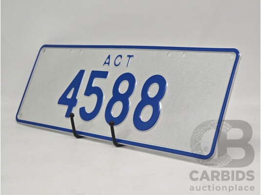 ACT 4-Digit Number Plate - 4588
