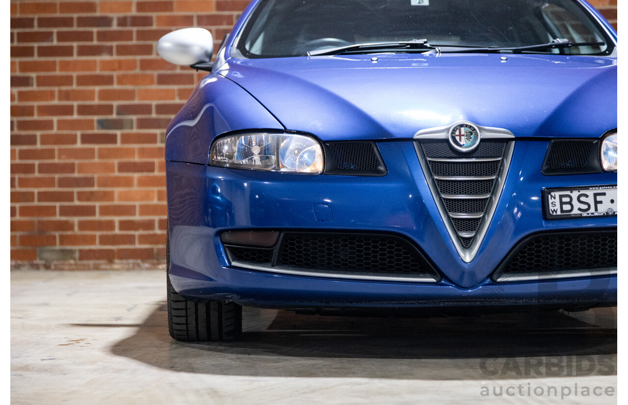 8/2010 Alfa Romeo GT 3.2 V6 100th Anniversary Limited Edition Build No #96 2d Coupe Atlantico Blue 3.2L