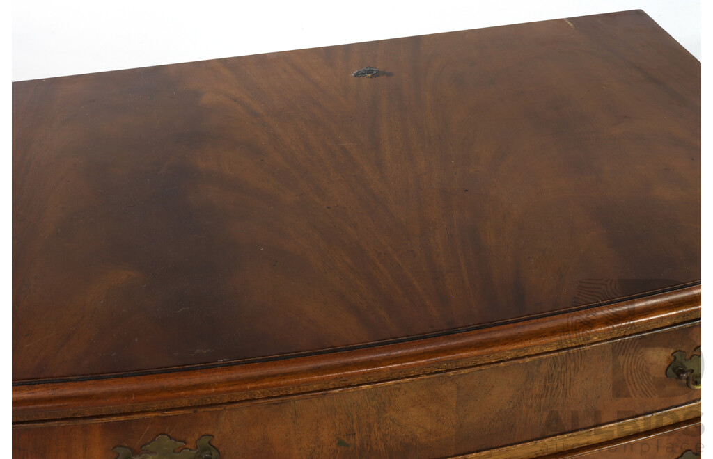 Reproduction Bow Front Chest of Drawers