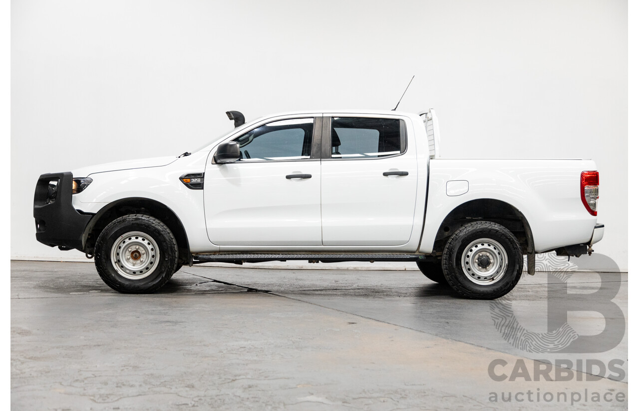 12/2018 Ford Ranger XL 3.2 (4x4) PX MKII 4d Crew C/Chas White Turbo Diesel 3.2L