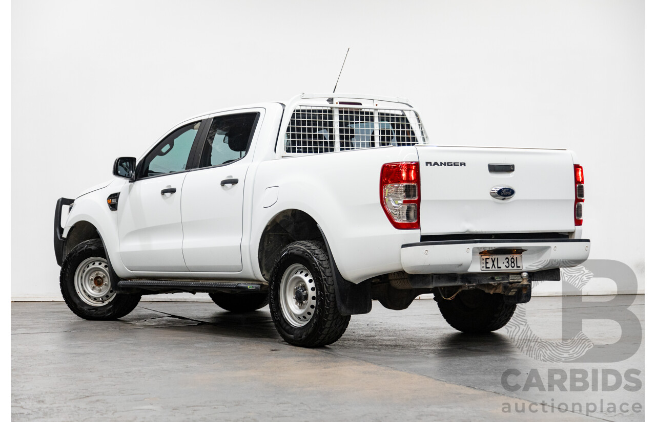 12/2018 Ford Ranger XL 3.2 (4x4) PX MKII 4d Crew C/Chas White Turbo Diesel 3.2L