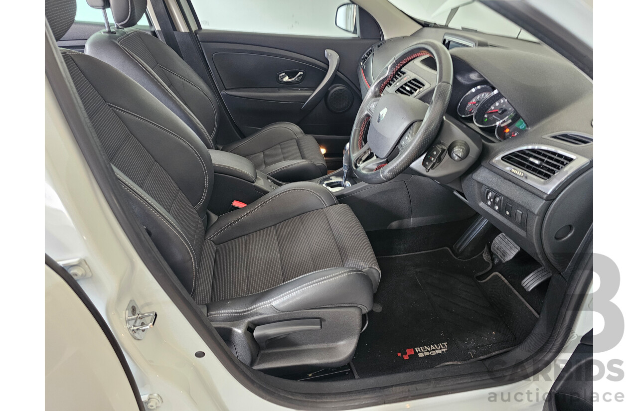 11/2015 Renault Megane Gt-Line B95 MY14 5d Hatchback White 1.2L