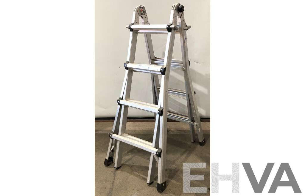 Mighty Max 4.5 Meter Telescopic Aluminium Ladder