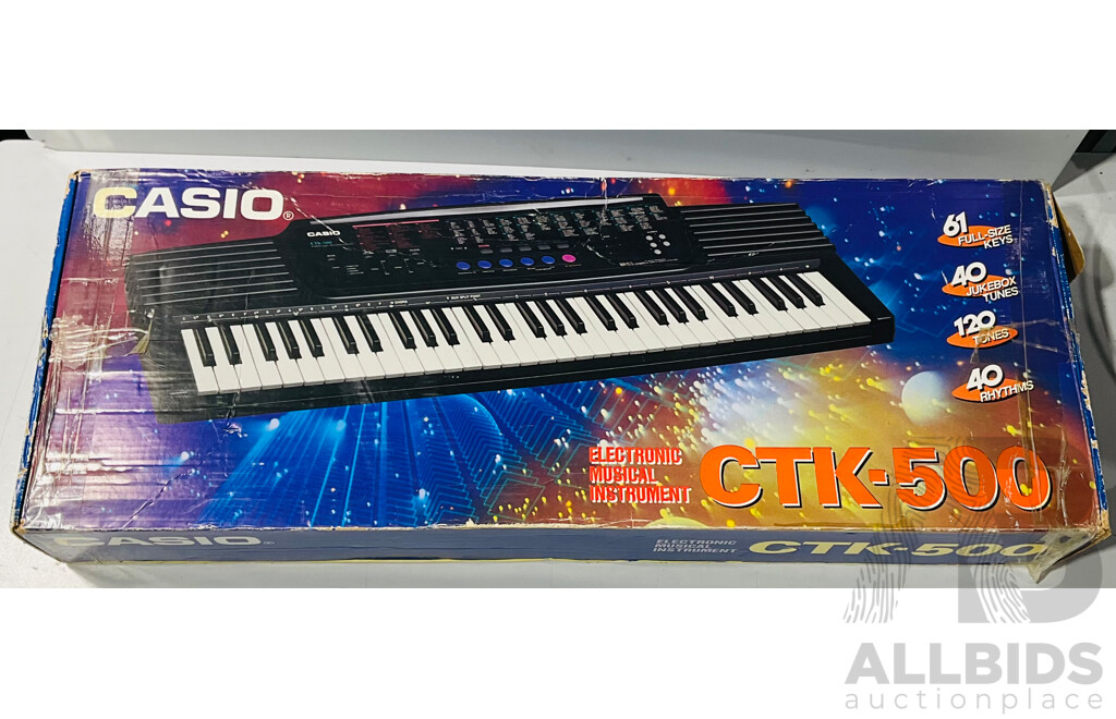 Casio CTK-500 Electronic Musical Keyboard Instrument in Original Box