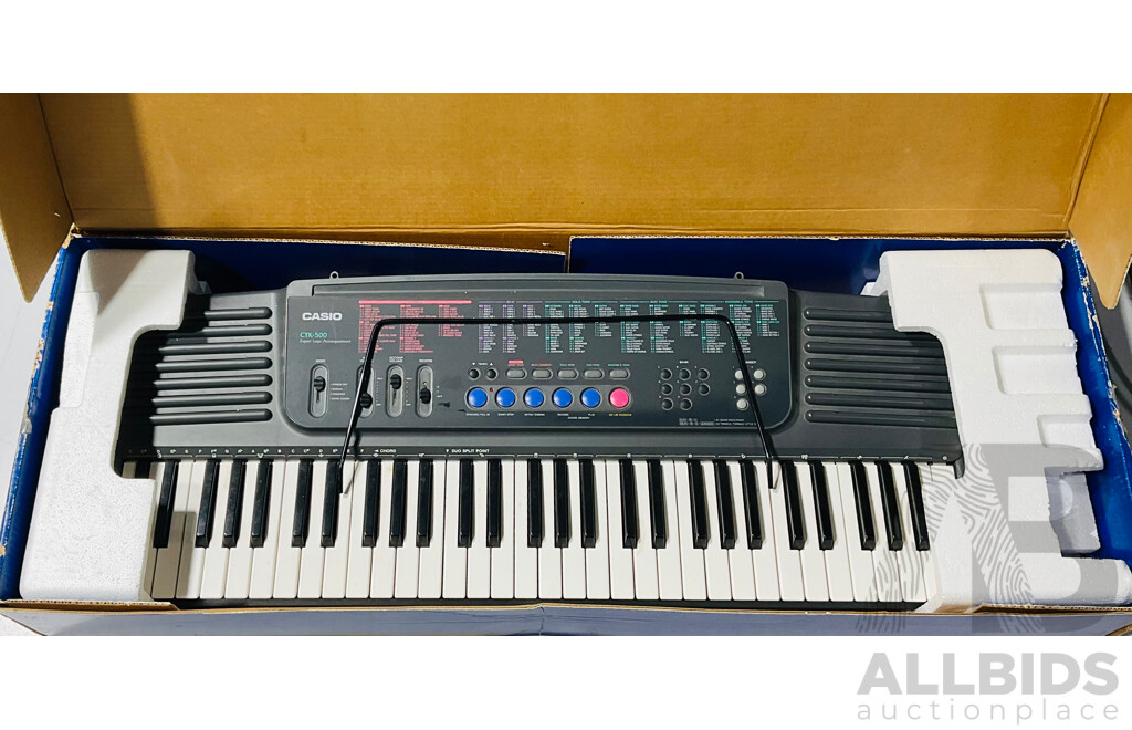 Casio CTK-500 Electronic Musical Keyboard Instrument in Original Box