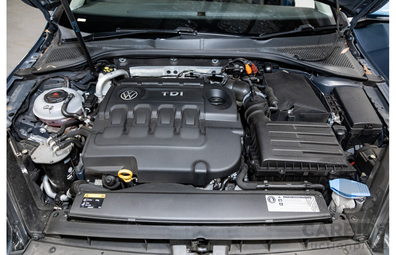 6/2014 Volkswagen Golf 110 TDI Highline AU MK7 MY14.5 5d Hatchback Pacific Blue Metallic Turbo Diesel 2.0L